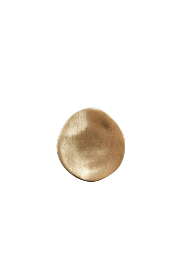 Gyűrű kerek medállal - arany